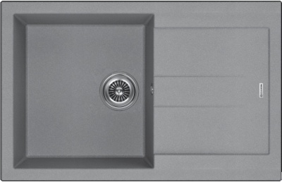 KUCHENSTERN PLAT 50, мойка, гранит, титан