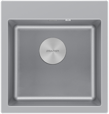 Paulmark KANTE 50, мойка, гранит, серый металлик Paulmark KANTE 50, мойка, гранит, серый металлик