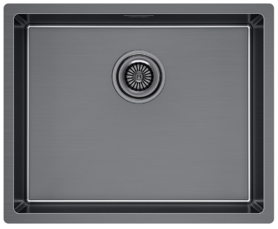 Paulmark LASSAN 54 UNI, мойка, нержавеющая сталь, вороненая сталь