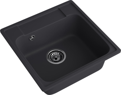 Детальное фото товара: ЭкоМ 4848, мойка, гранит, черный