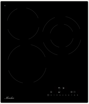 Детальное фото товара: Monsher MHE 46 стеклокерамическая поверхность