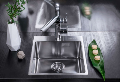 Omoikiri Amadare 45-IN, мойка, нержавеющая сталь  Детальное фото товара: Omoikiri Amadare 45-IN, мойка, нержавеющая сталь