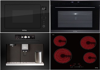 Фото товара: KORTING HK 63500 B + OKB 1340 GNBX MW + KMI 825 TGN + KCM 9830 BCG