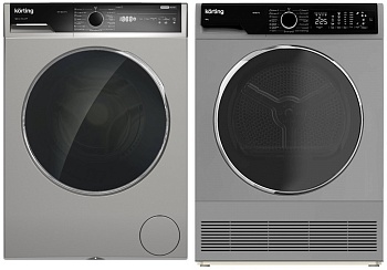 Фото товара: Korting стирка KWM 58ILS1297 S + сушка KD 60L97 S
