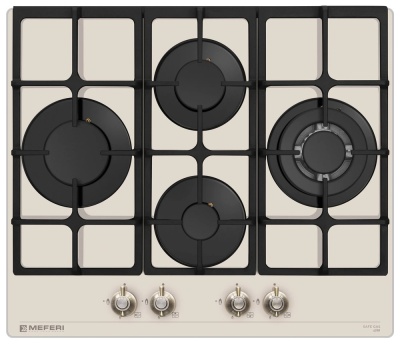 Детальное фото товара: MEFERI MGH604BG GLASS RETRO газовая поверхность