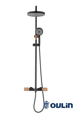 Детальное фото товара: Oulin OL-HT-2318, душевая система, черный