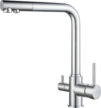 Фото товара: GranFest 3611, смеситель, хром