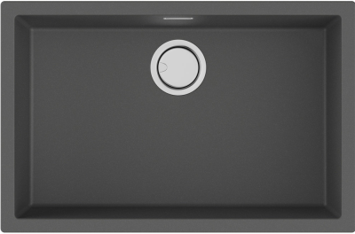 Детальное фото товара: Omoikiri Yamakawa 75T-U/I-PL, мойка, гранит, платина