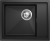 Детальное фото товара: Rivelato NOBILE NB-544-R nero, мойка, гранит, черный
