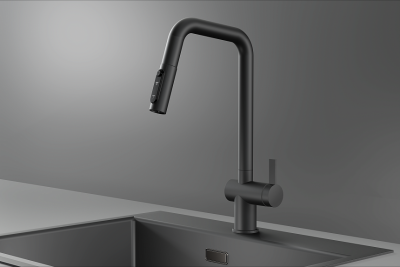 GRANULA 7273 смеситель, графит матовый Детальное фото товара: GRANULA 7273 смеситель, графит матовый