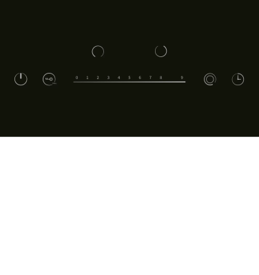 Детальное фото товара: LEX EVH 321A BL стеклокерамическая поверхность