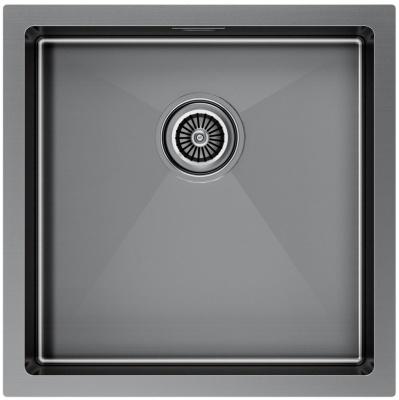 Детальное фото товара: Paulmark GERBERG 44 UNI, мойка, нержавеющая сталь, вороненая сталь