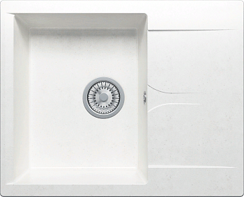 Фото товара: Polygran GALS-620, мойка, мрамор, белый хлопок 36