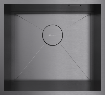 Omoikiri Kasen 49-16 INT GM, мойка, нержавеющая сталь/вороненая сталь 