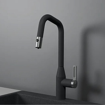 Фото товара: GRANULA 8171 смеситель, гранит, графит