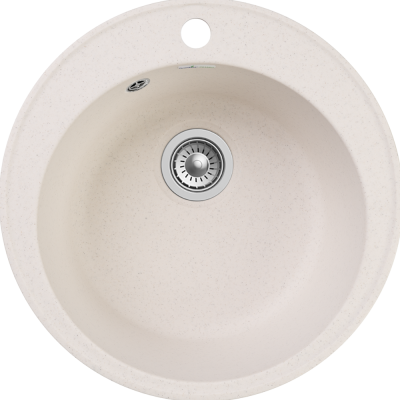 Детальное фото товара: GranFest QUARZ GF-Z08, мойка, гранит, белый