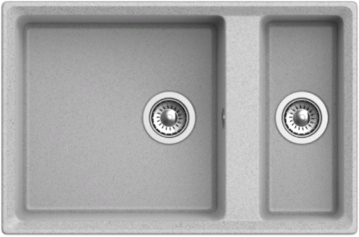 GranFest LEVEL GF-LV-760K, мойка, мрамор, серый