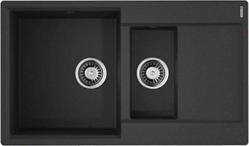 Фото товара: Omoikiri Daisen 86-2-BL, мойка, гранит, черный