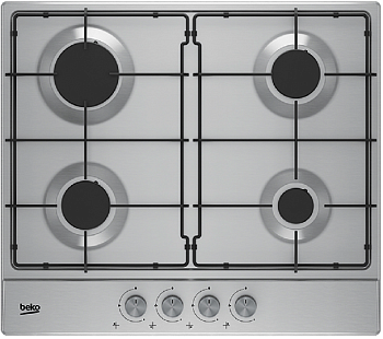 Фото товара: Beko HIAG 64223 SX газовая поверхность