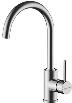 Фото товара: Omoikiri Shinagawa-C, смеситель, хром