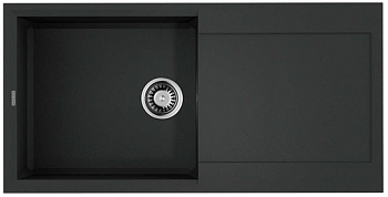 Фото товара: Omoikiri Sakaime 100-BL, мойка, гранит, черный