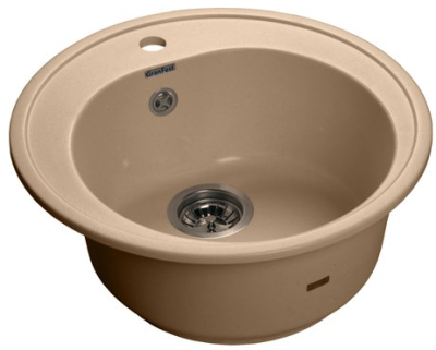 Детальное фото товара: GranFest RONDO GF-R-510, мойка, мрамор, топаз