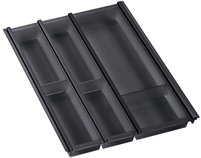 Ninka Cuisio Aqua 450, Legrabox Blum, лоток для столовых приборов, черный