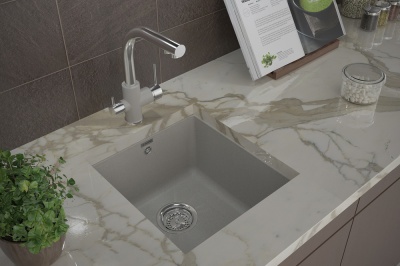 Детальное фото товара: Paulmark GERA 50, мойка, гранит, серый