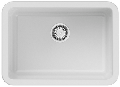 Omoikiri Torishima 67-U/I-WH Glossy, мойка, керамика, белый глянцевый