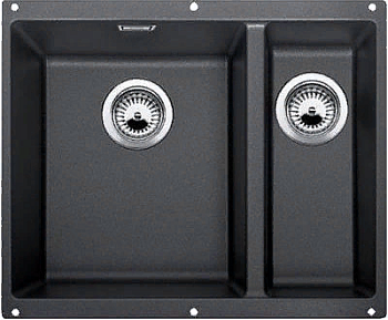 Фото товара: Blanco Rotan 340/160-U, мойка, гранит, антрацит