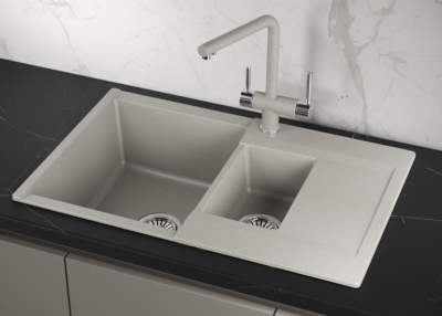 GRANULA ES-7808 мойка, гранит, базальт Детальное фото товара: GRANULA ES-7808 мойка, гранит, базальт