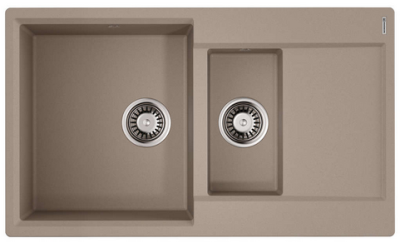 Omoikiri Daisen 86-2-SA, мойка, гранит, бежевый
