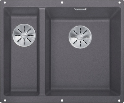 Blanco Subline 340/160-U, мойка, гранит, темная скала (чаша справа) Blanco Subline 340/160-U, мойка, гранит, темная скала (чаша справа)
