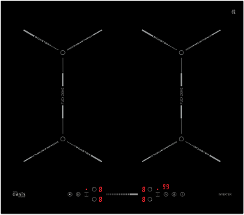 Фото товара: making Oasis everywhere P-EIGD индукционная поверхность