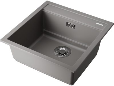 Детальное фото товара: Omoikiri Kitagawa 51-GR, мойка, керамика, leningrad grey