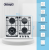 DeLonghi GRETA 6GW BB Детальное фото товара: DeLonghi GRETA 6GW BB газовая поверхность