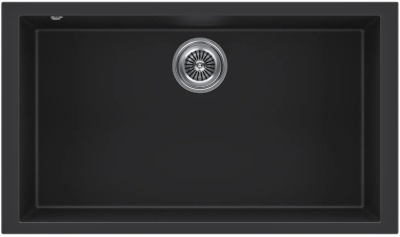 KUCHENSTERN SUB 80, мойка, гранит, черный