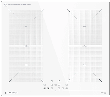 Фото товара: MEFERI MIH604WH ULTRA индукционная поверхность