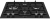 Hotpoint HG 62FD/BK Детальное фото товара: Hotpoint HG 62FD/BK газовая поверхность