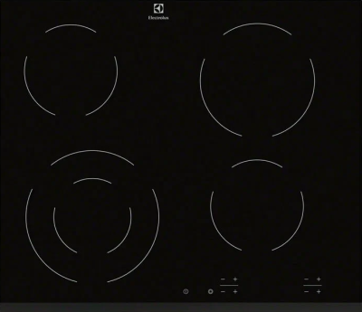 Детальное фото товара: Electrolux EHF6241FOK стеклокерамическая поверхность