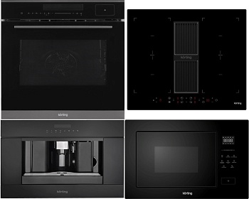 Фото товара: KORTING HIBH 68980 NB + OKB 1350 S GNBX STEAM + KMI 827 GN + KCM 9200 BG