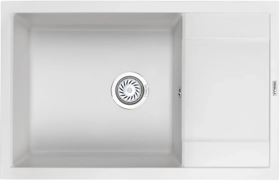 GRANULA 7805 мойка, гранит, арктик (белый)