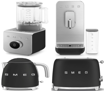 Детальное фото товара: Smeg KLF03BLMEU + TSF01BLMEU + BCC13BLMEU + BLC01BLMEU