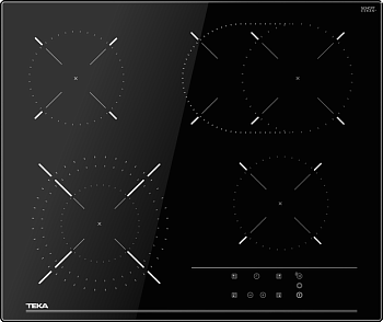 Фото товара: Teka TTB 64320 TTC BLACK стеклокерамическая поверхность
