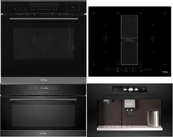 Фото товара: KORTING HIBH 68980 NB + OKB 1350 S GNBX STEAM + KMI 830 GNBX + KCM 9830 BCG