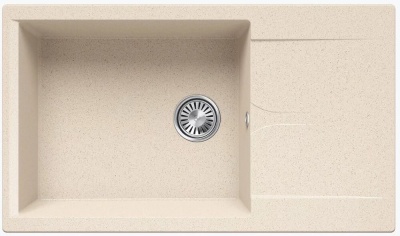 Polygran GALS-862, мойка, мрамор, кремовый 327