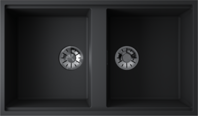 Omoikiri Kitagawa 83-2-U-GB, мойка, керамика, графит