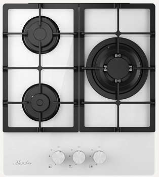 Фото товара: Monsher MGG 43 Blanc газовая поверхность
