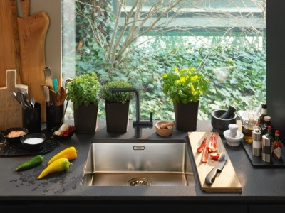 Детальное фото товара: Franke Atlas Neo, смеситель, черный матовый