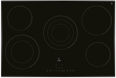 Детальное фото товара: LEX EVH 772A BL стеклокерамическая поверхность